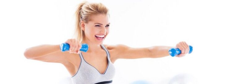 Ejercicio para ayudar a aumentar el volumen del busto en casa.